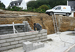 Réalisation des fondations à Blois